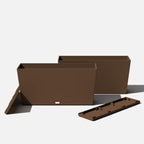 Veradek Pure Series Midori Planter & Drip Tray - Wide Outdoor Planter Set - Image 3