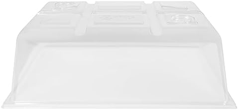 SUNPACK Sundome Plastic Multi-Vented Humidity Dome, Clear, 7" - Ideal for Greenhouses or Indoor Gardening, Able to Adjust Humidity with Vents - Image 3