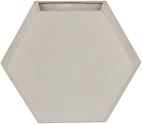 10" Height Wall Planter | Eco-Friendly, Durable, Lightweight | Indoor/Outdoor Use, All-Weather, Contemporary Design by Brazilian Artisans - White - Image 3