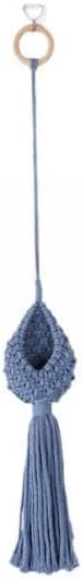 2xWall Hanging Flower Pot Holder Boho Macrame Hanging Planter for Indoor Outdoor Faux Plants Garden, 6 Pcs by Leefasy