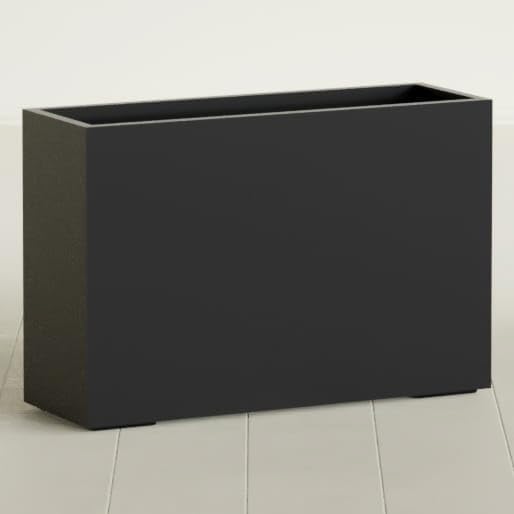 Greenline Alice Tall Rectangular Fiberglass Planter, Outdoor Planter Box by GreenlinePlanters