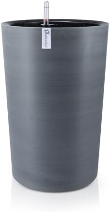 Dexceder 16x12 Self Watering Tall Planter (Gray, Wire Drawing) by Dexceder