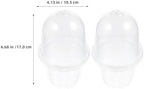 SUPVOX PET Nursery Pots 20 Sets with Lids and Drainage Holes - Image 2