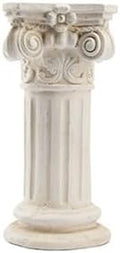 Magnesium Oxide Greek Column Pedestal, Roman Style Pillar (40cm-15.7in) by Unknown