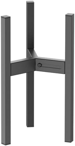 Metal Plant Stand, Adjustable Size Fits 10 12 13 14 15 16 Inches Large Planter Pot,Mid Century Expandable Plant Holder Indoor Outdoor Corner (HeavyBlack-III, Fits all pots between 8" and 16") - Image 2