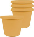 The HC Companies Prima Round Planter Pot, 8 Inch, Honey, 4-Pack by TheHCCompanies