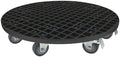 Large Potted Plant Caddy, Heavy Duty Iron Garden Flower Pot Planter Mover Planter Trolley on Wheels, Sturdy Designed Potted Plant Stand with Wheels,B by WLYMQFC