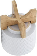 Planter,Stand,White,Ceramic Planter,Drainage Holes,Succulents & Indoor Plants,Modern Design,Versatile Use - Image 6