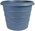 The HC Companies 20 Inch, Marina Planter Lightweight Indoor Outdoor Plastic Plant Pot for Herbs and Flowers, Slate Blue by TheHCCompanies