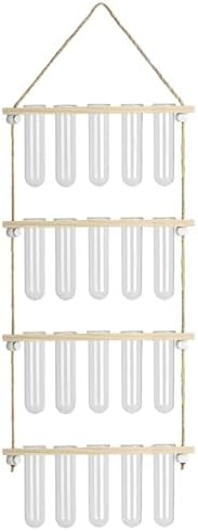 20 Tubes Hanging Plant Propagation Station,Hydroponic 4 Tiered Wall Planter - Image 2