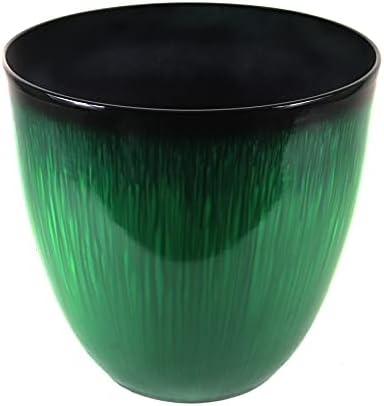 Gardener Select EPR18-205 Egg Planter Green Flower, 18" - Image 3