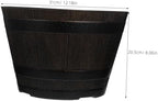 Resin Bonsai Flowerpot Decorative Outdoor Planter for Plants Space-Saving Design Imitation Texture for Use Training Pots for Germination - Image 2