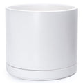 D'vine Dev 14 Inch Ceramic Planter Pot, White, 94-O-G-1 by DvineDevPlanterPotsandStand