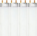 LUXRITE F17T8/841 17W 24 Inch T8 Fluorescent Tube Light Bulb, 4100K, 4-Pack by LUXRITE