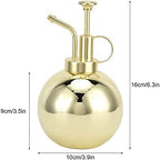 500ml Hand Press Watering Can, Gold Plant Water Spray Bottle, Gardening Plant Watering Can for Home Garden Indoor Outdoor - Image 3