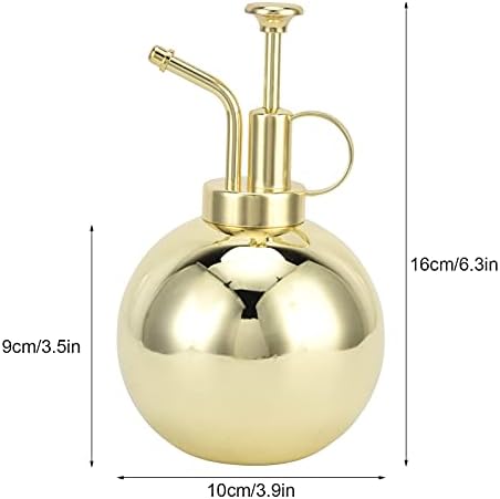 500ml Hand Press Watering Can, Gold Plant Water Spray Bottle, Gardening Plant Watering Can for Home Garden Indoor Outdoor - Image 3