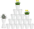 vensovo 3 Inch White Terracotta & Clay Pot with Drainage, 20 Pack by vensovo