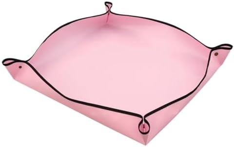 Repotting Mat Gardening Mat Household Soil Mixing Mat PVC Polyester Waterproof Home Plant Changing Pot Green Radish Succulent Potting Mat(Pink 100X100CM) by Unknown