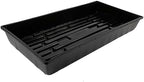 SUNPACK 10" x 20" Mega Plastic Seed Starting Tray, Black, 2.5" (Pack of 10) - No Drainage Holes, Ideal for Greenhouses or Indoor Gardening - Made of Thick, Strong Plastic - Image 2