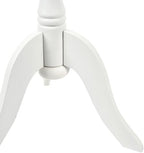 Decor Therapy Simplify Round Pedestal Accent Table, 24" x 15" x 15", White - Image 6