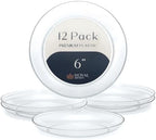 Royal Imports Clear Acrylic Plant Saucer, Floral Plastic Plates, Drip Tray by RoyalImports