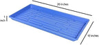 SUNPACK 10" x 20" Heavy Duty Shallow Plastic Seed Starting Tray, Blue, 1" (Pack of 10) - No Drainage Holes, Perfect for Greenhouses or Indoor Gardening - Image 4