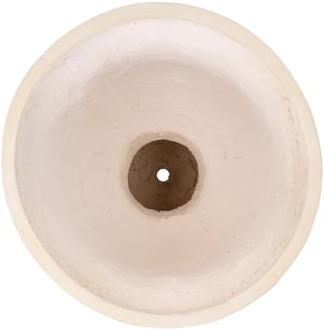 SAFAVIEH Outdoor Patio Furniture Collection - Apollo Off-White Planter Pot, Magnesium Oxide, Pedestal Urn Style (PAT5046A) - Image 5