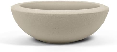ARBORA 26" Santorini Bowl Planter - Lightweight Polyresin Large Outdoor Pot by ARBORA