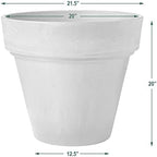 PSW OT55C Arcadia Garden Products Traditional Pot, 21.5 by 20-Inch, Chocolate - Image 4