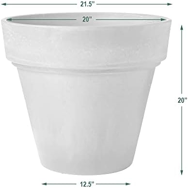 PSW OT55C Arcadia Garden Products Traditional Pot, 21.5 by 20-Inch, Chocolate - Image 4
