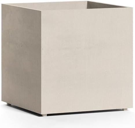 Reglito Cube Planters for Outdoor Plants, Square Indoor/Outdoor by Cosapots