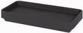 VUWEZ 2 Pack of Plastic Plant Tray Saucer Rectangular 24 inch, Plant Trays Saucers for Indoors Outdoor, Plant Water Drip Tray for Flower Pot Planter, Windowsill Plant Tray (8 X 24'', Brown) by VUWEZ