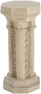 Christopher Knight Home Jorine 23.25"H Plant Stand, Lightweight Concrete Plant Stand, Pedestal Column Side Table, Indoor Outdoor Plants Standing for Entryway Garden Yard Home, No Assemly Needed, Sand - Image 7