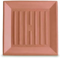 Crescent Garden Universal Square Plant Saucer, Durable Plant Tray for Square Planter, Heavy-Duty Plastic Drainage Dish, Premium Indoor/Outdoor Saucer - 11'' Inner x 14.5" Outer (Terracotta-Color) by CrescentGarden