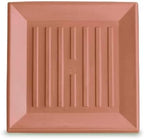 Crescent Garden Universal Square Plant Saucer, Durable Plant Tray for Square Planter, Heavy-Duty Plastic Drainage Dish, Premium Indoor/Outdoor Saucer - 11'' Inner x 14.5" Outer (Terracotta-Color) by CrescentGarden
