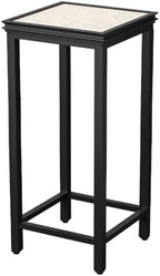 Tall Plant Stand Indoor, Black Aluminum Flower Rack Outdoor by DHYGOTFUR