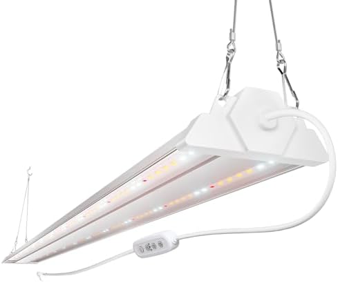 FREELICHT 1Pack 4FT Grow Light for Indoor Plants, Timer, 60W Full Spectrum by FREELICHT