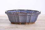 Willow Bonsai Ceramics Flower Design Bonsai Pot 8 Inch – Elegant Ceramic Bonsai & Succulent Planter, High‑Fired Frost‑Proof Stoneware with Drainage & Wiring Holes, Handmade in USA (Denim) - Image 3
