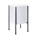 D'vine Dev Plastic Planter Pot with Metal Stand, White, 10 in, 55-D-A-2 by DvineDevPlanterPotsandStand