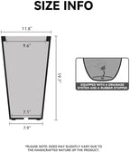 Kante Black Concrete Planter 19.7" Tall All-Weather Round Large Pot - Image 2