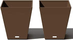 Veradek Pure Series Nobleton Planter - Tapered Square Outdoor Planter by VeradekOutdoor