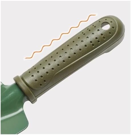 Garden Shovel,Garden Trowel, 3 Pieces Gardening Hand Kits Garden Accessories, Stainless Steel Loose Soil Pot Flowering Tool Gardening Gifts for Women Men, Green, Parent - Image 3
