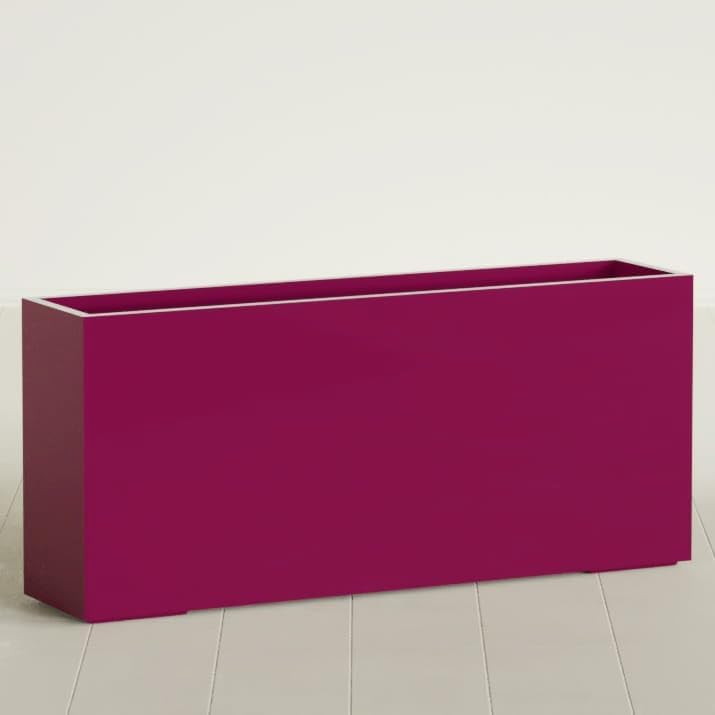 Greenline Alice Tall Rectangular Fiberglass Planter, Outdoor Planter Box by GreenlinePlanters