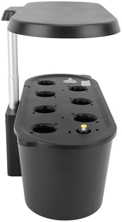 Hydroponics Growing System, 7 Pods Indoor Garden, Germination Kit with 24W LED Light, Pump System, Automatic Timer, Water Cycle, Smart Modes for Home Kitchen Gardening (Black) - Image 3