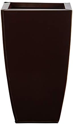 Nearly Natural 13in. Tapered Square Metal Planter by NearlyNatural