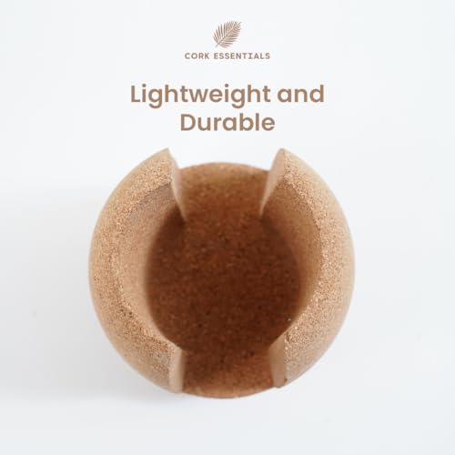 Natural Cork Oval Propagation Planter with Glass Vase - Image 5