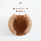 Natural Cork Oval Propagation Planter with Glass Vase - Image 5