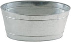 Small Oval Galvanized Tub by ACHLADesignsHomeGarden