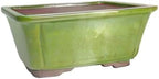 Brussel's Bonsai - Medium Ceramic Bonsai Pot, Rectangle Glazed Planter - Image 2