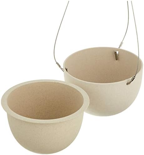 KINTO 29227 Plant Pot 201_ 5.5 inches (140 mm), Beige, Hanging Planter - Image 2